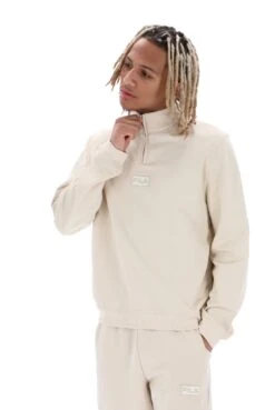 FILA Tuss Unisex 1/4 Zip Up Fleece -Cheap US Modern Apparel Store TUSS S23UC003 120 23 f9dcbc10 a2ac 4d5a be44 29d6efe05210