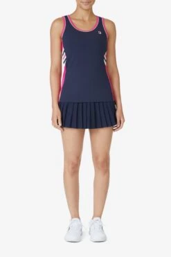 FILA Tennis Pro Tennis Heritage Pleated Skort -Cheap US Modern Apparel Store TW33D754 400 04 e