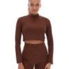 FILA Tori Long Sleeved Crop Top