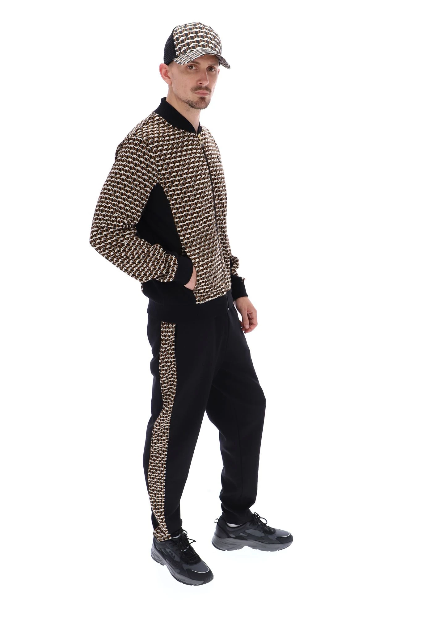 FILA Vigo Geo Pattern Tracktop 6 FILA Vigo Geo Pattern Tracktop - Image 6