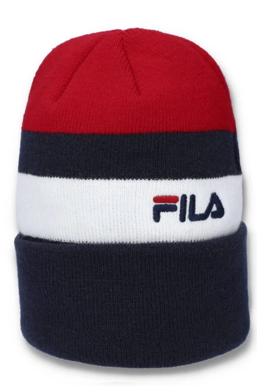 FILA Thames Flat Knit Turn Up Beanie -Cheap US Modern Apparel Store img01 2eaaf268 67ce 4af9 972c 59d1c2f60128