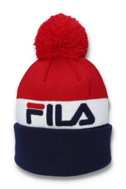 FILA Kato Jacquard Pom Beanie